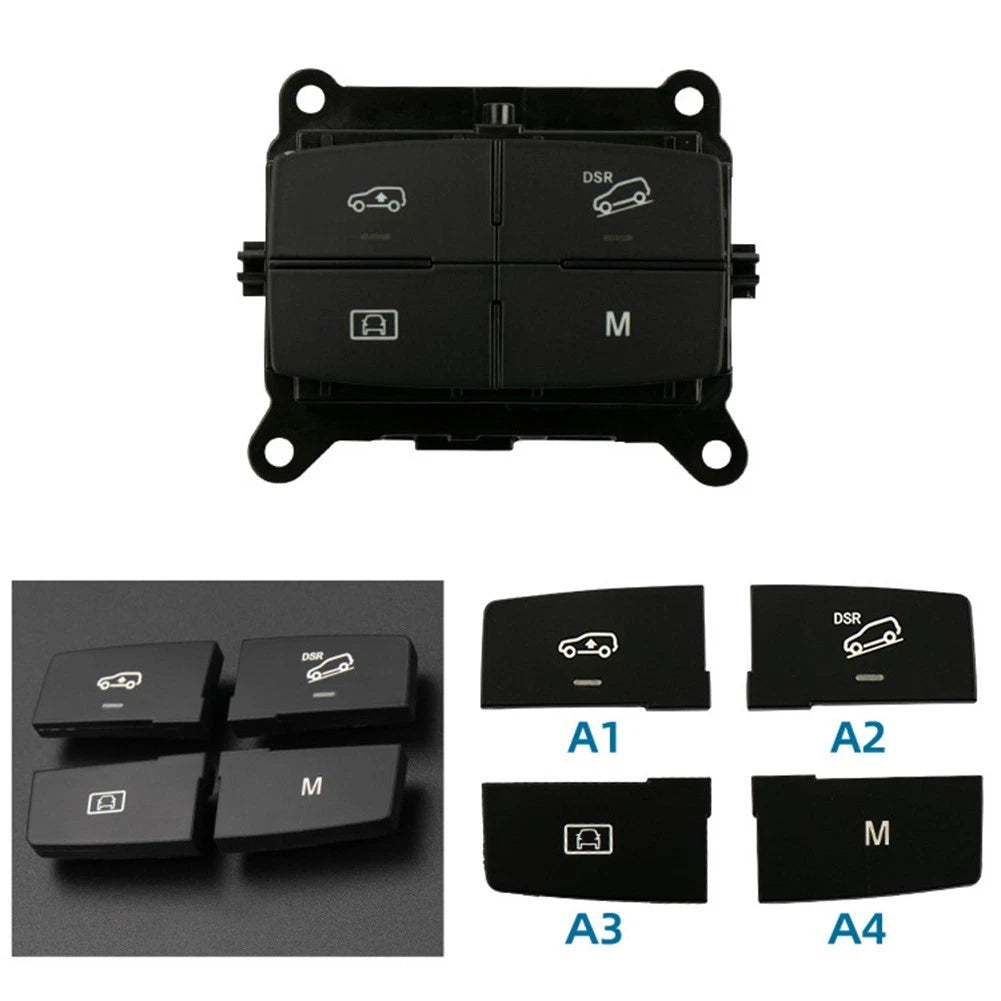 4 x Center Switch Buttons for Mercedes-Benz ML GL GLE