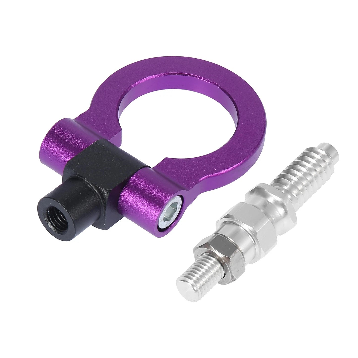 Front Bumper Trailer Ring Eye Towing for Universal Vehicle