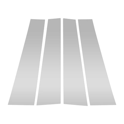 4 Pcs Silver Tone Pillar Window Trim for Dodge Ram (2019-2023)