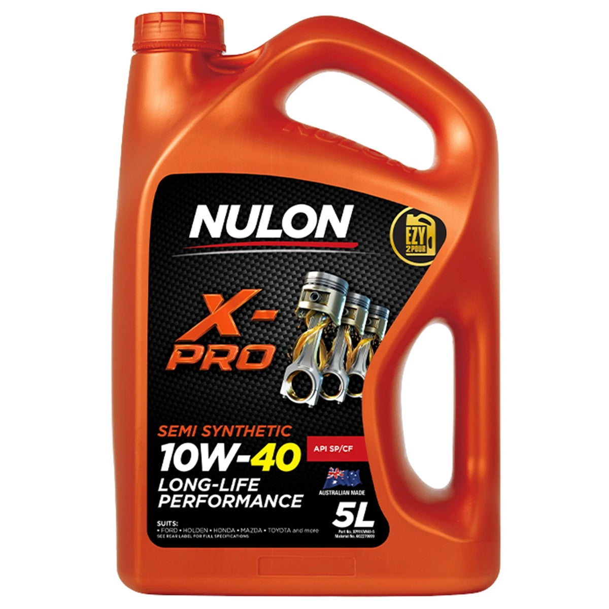 5L NULON X-PRO 10W-40 Long-Life Engine Oil for Performance Vehicles