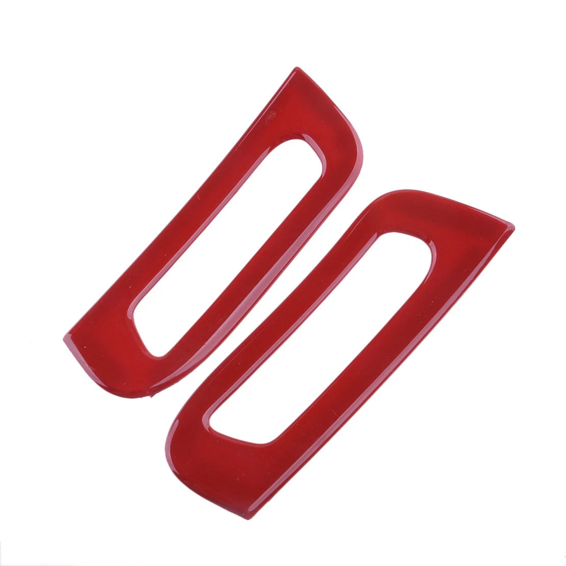 Red Front Door Pillar Vent Covers for Dodge Durango (2011-2021) - 2 x