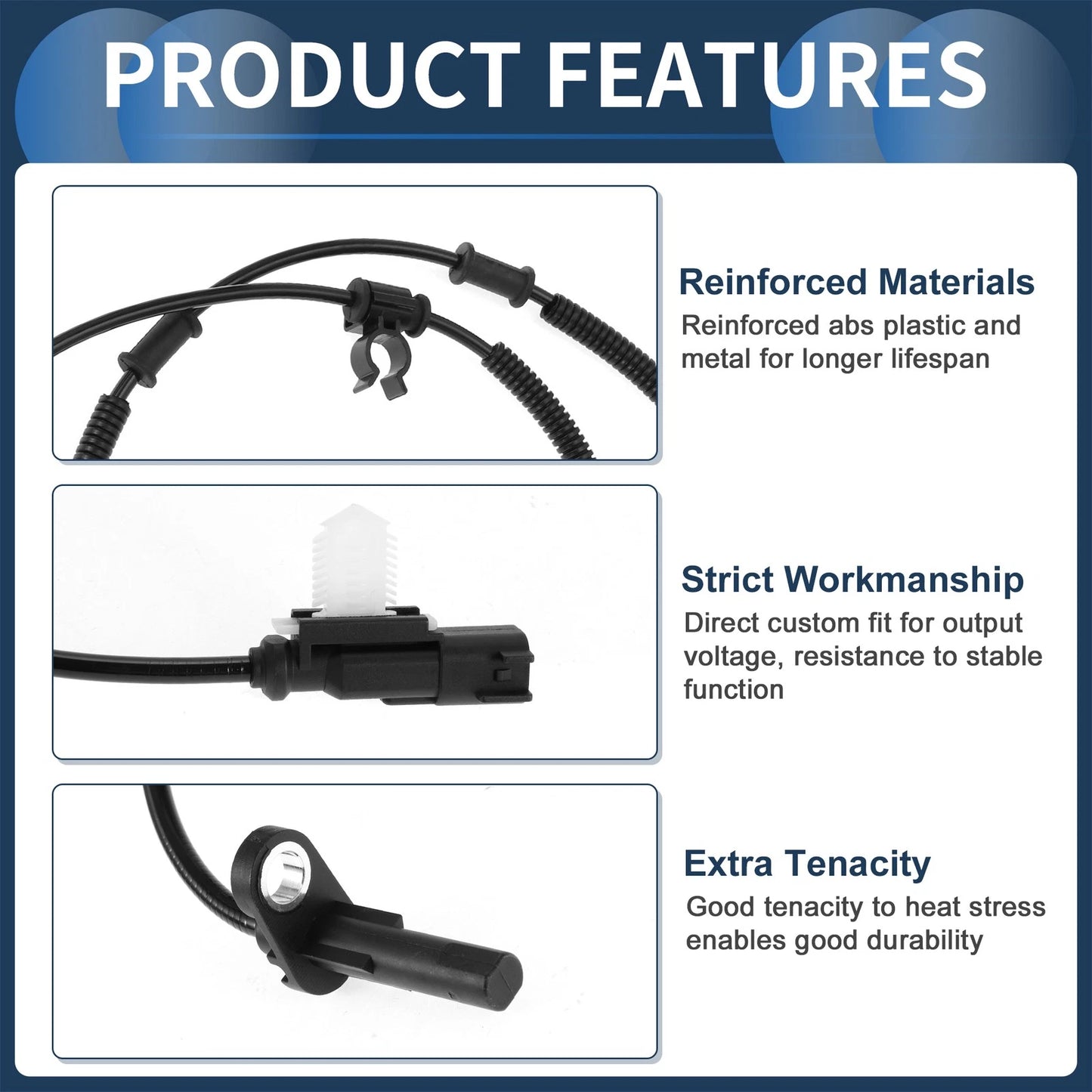 ABS Wheel Speed Sensor for Ford F-150 (2011-2014) Rear Left