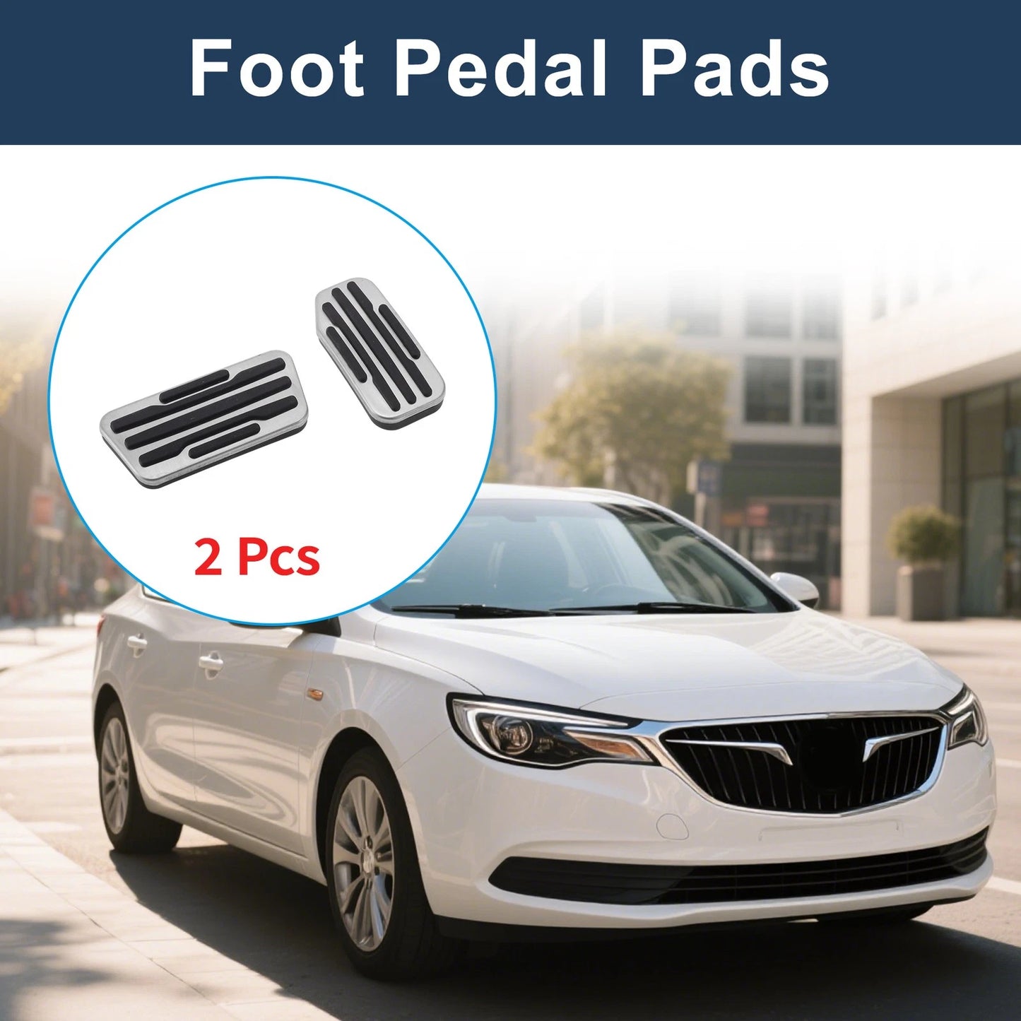 2 Pcs / Automatic Foot Accelerator Pedal Covers for Buick Excelle GT (2015–2019)