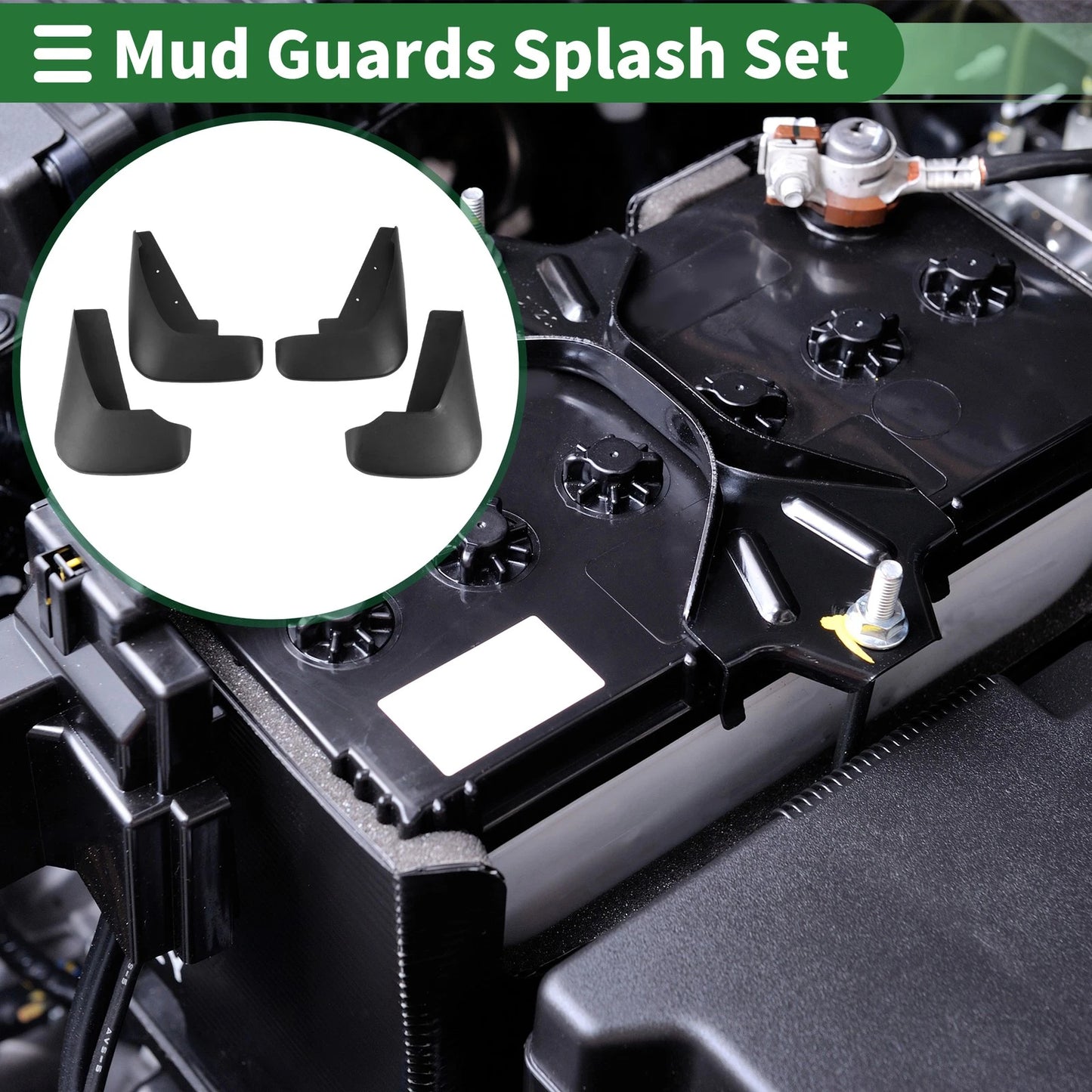 Mud Flaps Splash Guards for Ford Mondeo 2.5 (2003-2007)
