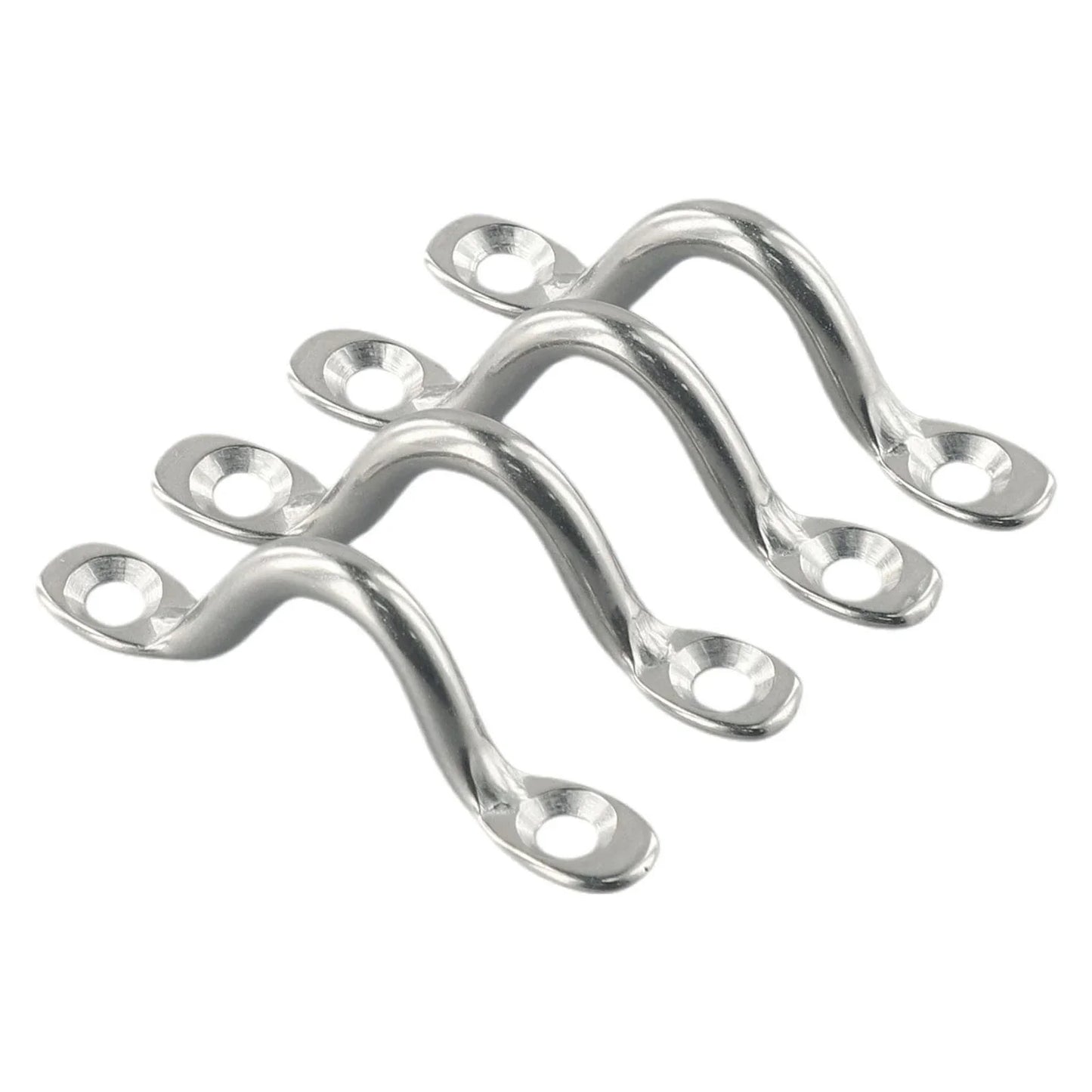 Heavy Duty 5mm Wire Eye Straps for Boat Marine Tie Down Fender Canopy 4pc