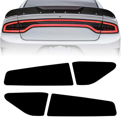 Smoked Rear Tail Light Overlays for Dodge Charger (2015-2023)