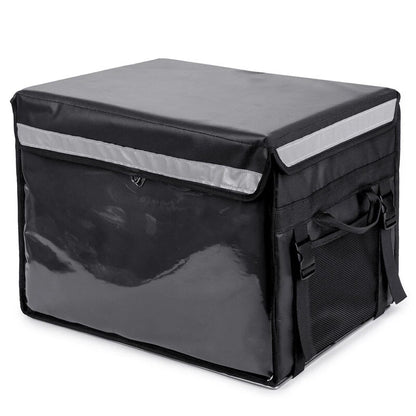 62L Insulated Food Delivery Bag for Pizza Takeaway Storage + Rear Rack