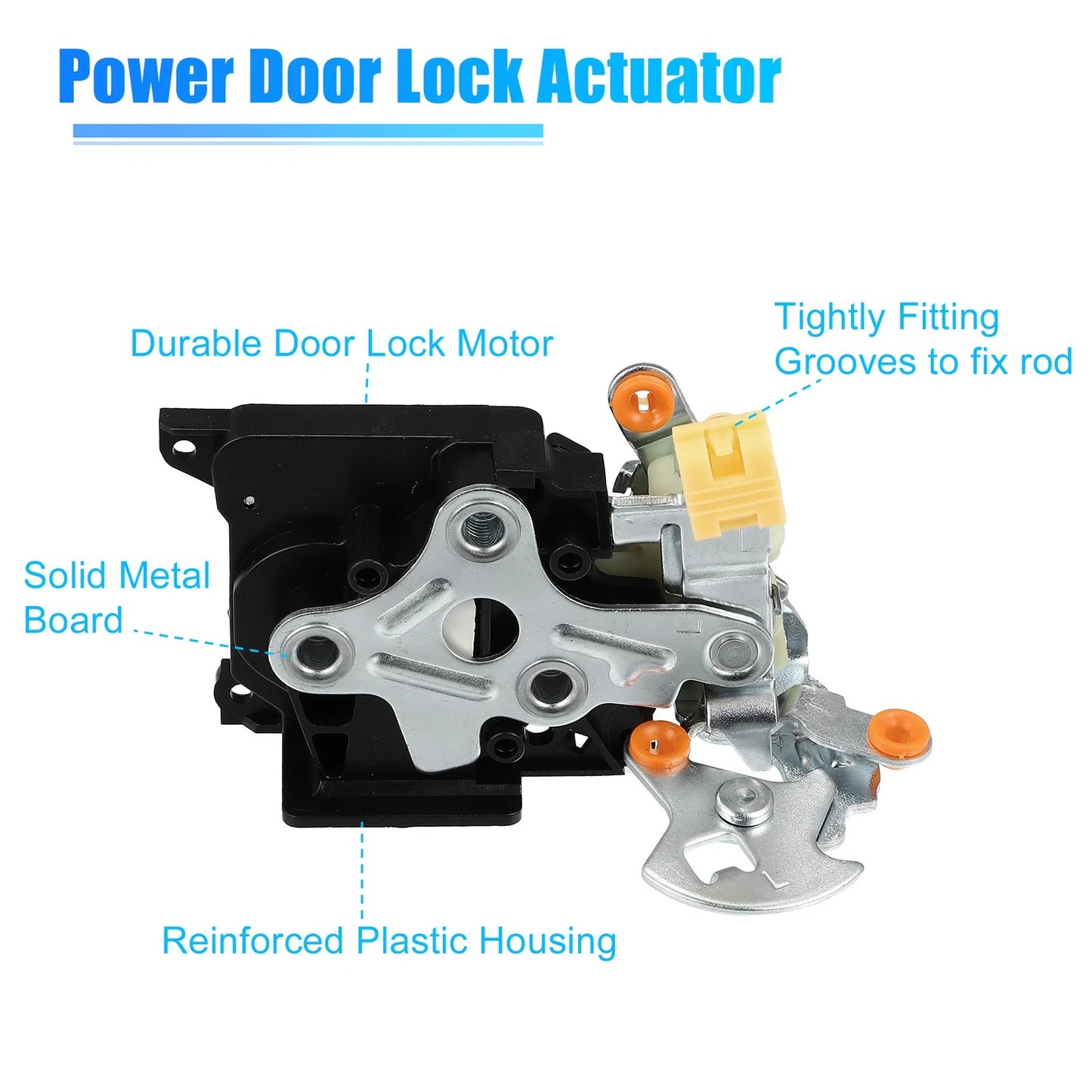 Front Left Power Door Lock Actuator Assembly for Chevy GMC