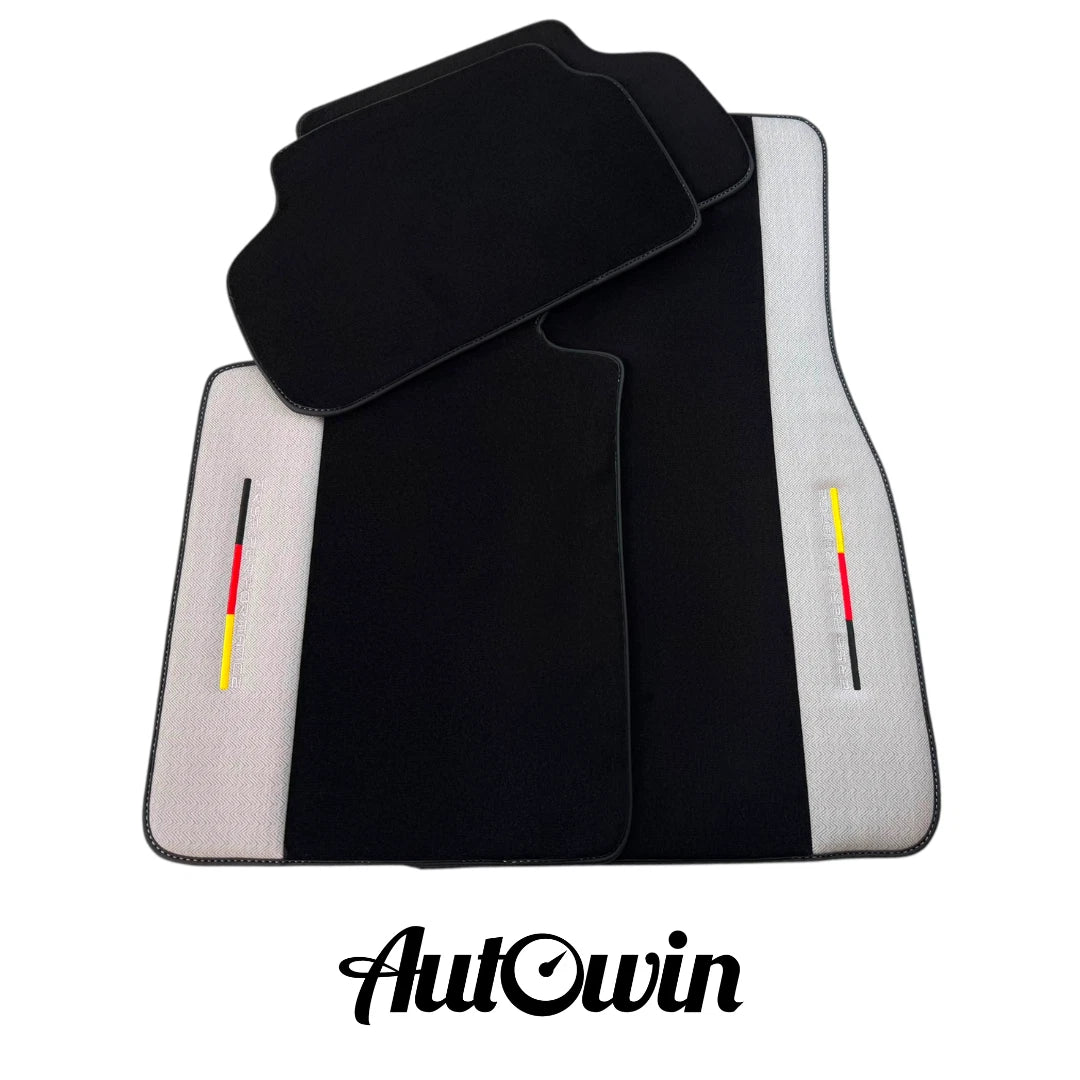 AutoWin Floor Mats for Rolls Royce Shadow (1965-1977) - Gray Leather