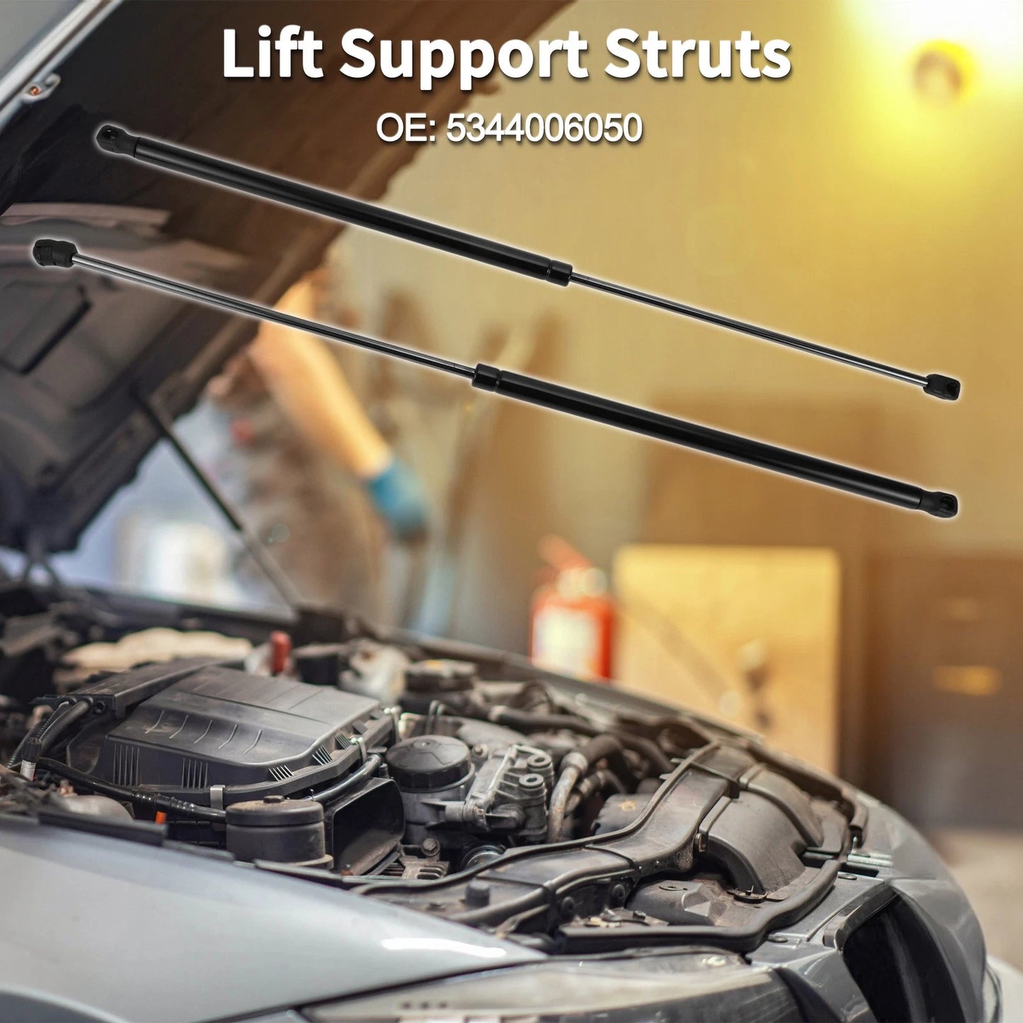 Hood Lift Supports for Toyota Camry Sedan (2007-2011)