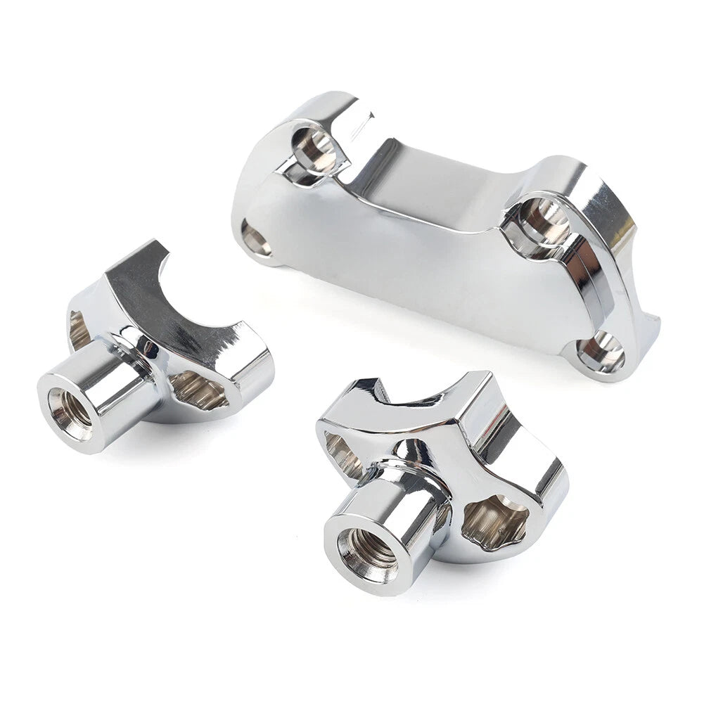 7" Handlebar Risers Top Clamp for Harley Dyna Softail Sportster