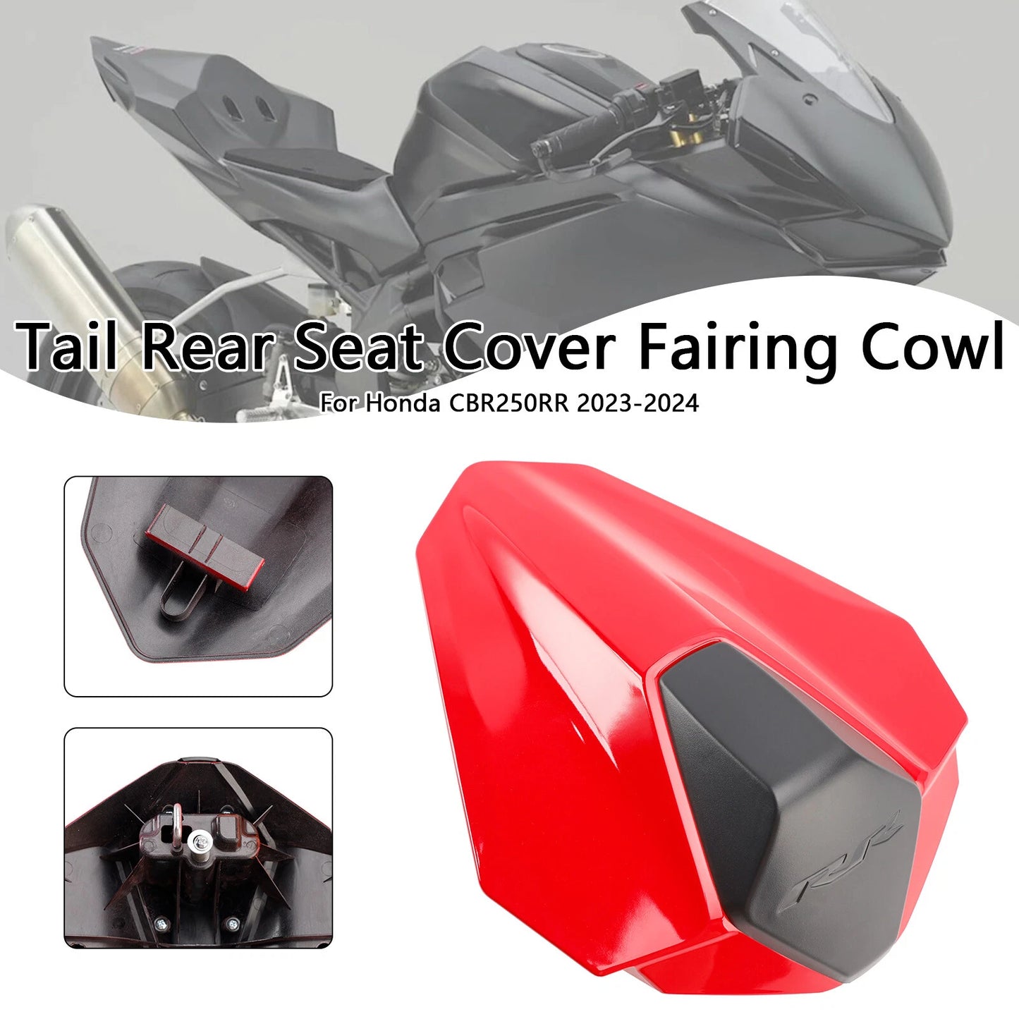 Rear Tail Pillion Seat Fairing Cover for Honda CBR250RR (2023-2024)