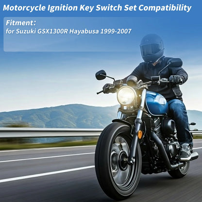 Ignition Key Switch for Suzuki GSX1300R Hayabusa (1999-2007) 1 Set