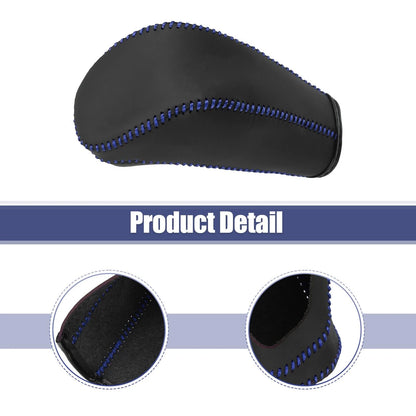 Gear Shift Knob Cover Blue Thread for Cruze 2011-2015 Aveo 2007-2011 (2011-2015)(2007-2011)