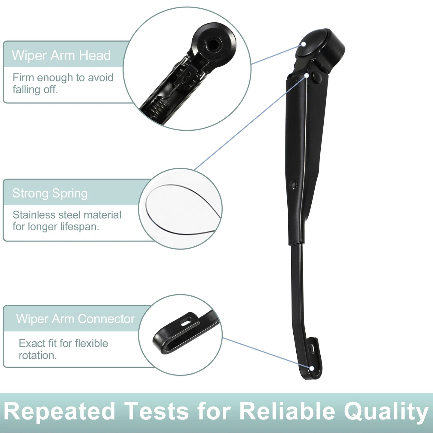 Rear Wiper Blade Arm Set for Jeep Compass MK49 (2006-2016)