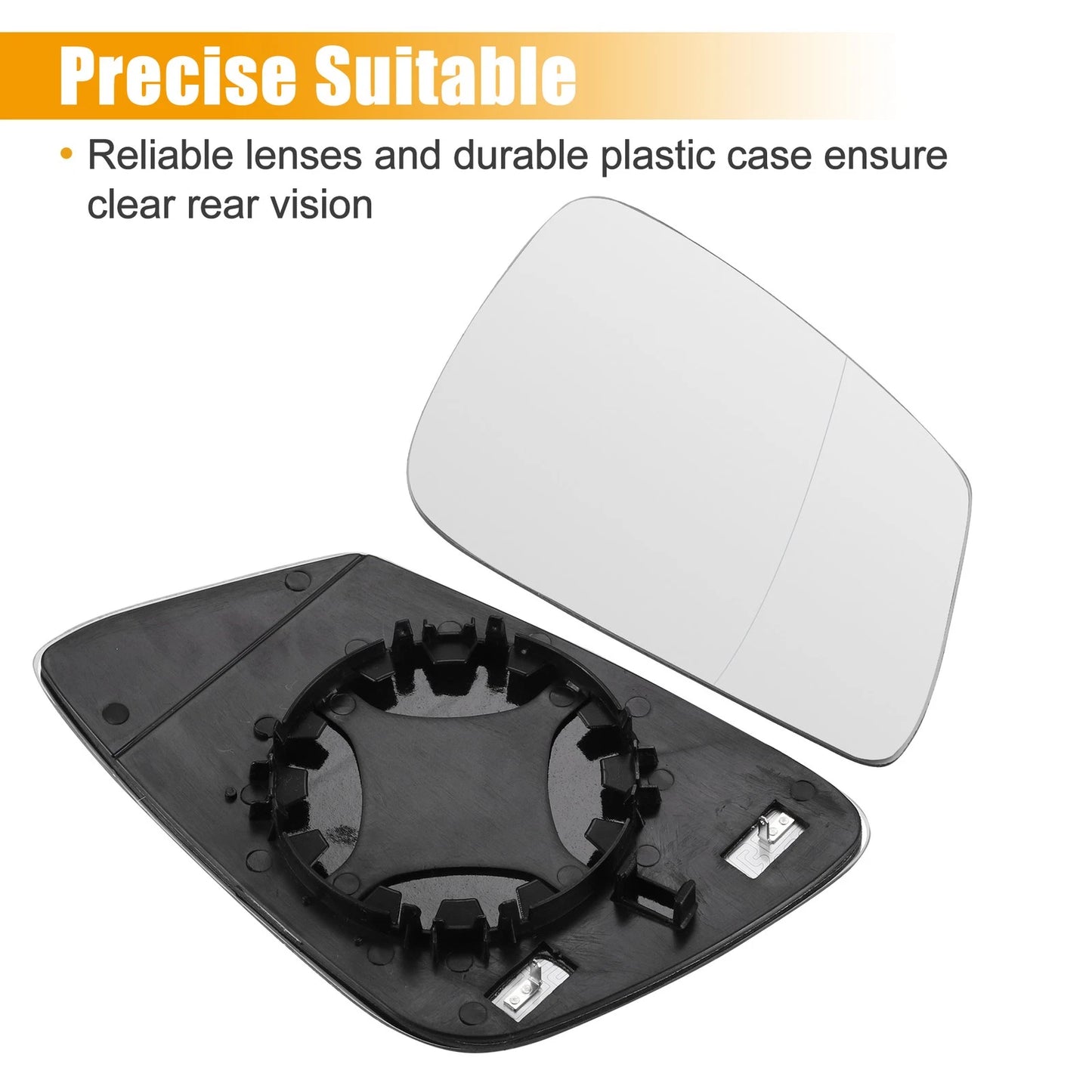 Right Side Heated Mirror Glass for BMW 5 Series (2011-2017)