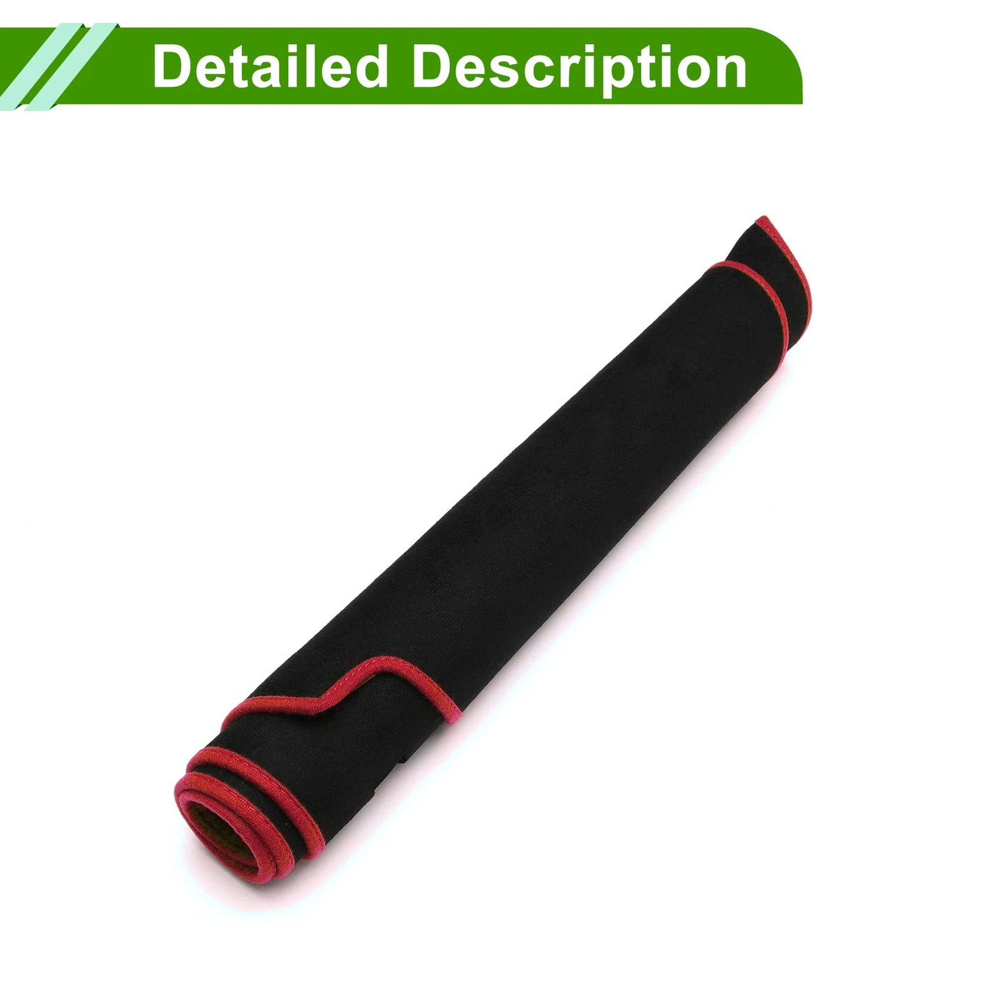 Dashboard Cover Mat for Honda Insight 2009-2014 Sun Protector Black Red