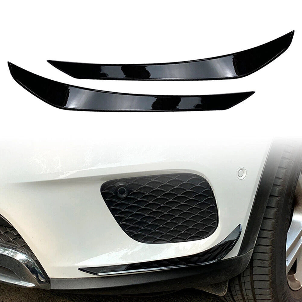 Black Front Bumper Lip Splitter Spoiler for Mercedes Benz GLB (2020-2021)