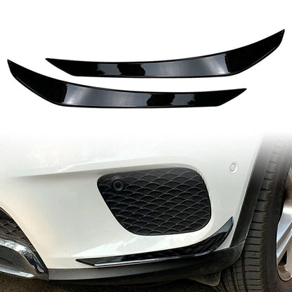 Black Front Bumper Lip Splitter Spoiler for Mercedes Benz GLB (2020-2021)