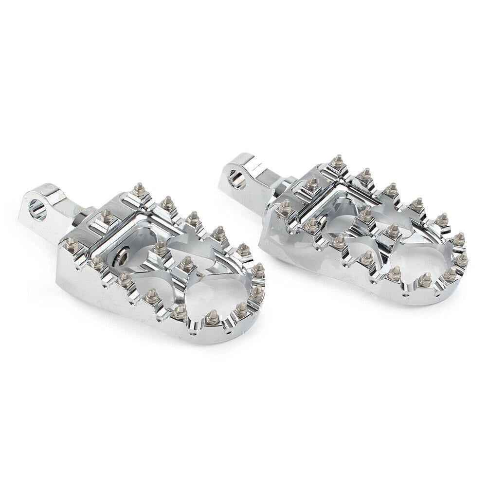 Wide Foot Pegs MX Style for Harley Dyna Sportster Iron 883 Fatboy