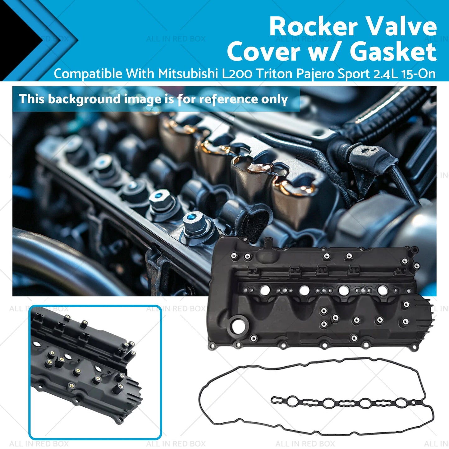 Rocker Cover w/ Gasket for Mitsubishi Triton Pajero Sport 2.4L (2015-On)
