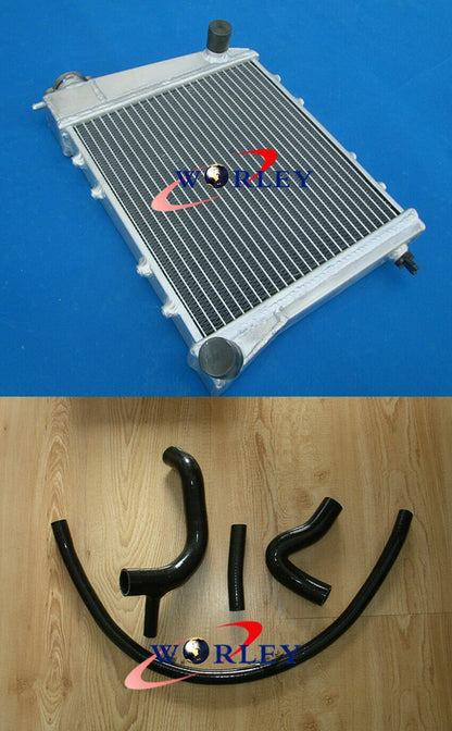Aluminum Radiator & Hose for Austin Rover Mini Cooper Morris (1967-1991)