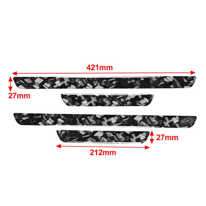 4pcs Door Sill Plate Trim for Audi Q7 SQ7 (2016-2019)