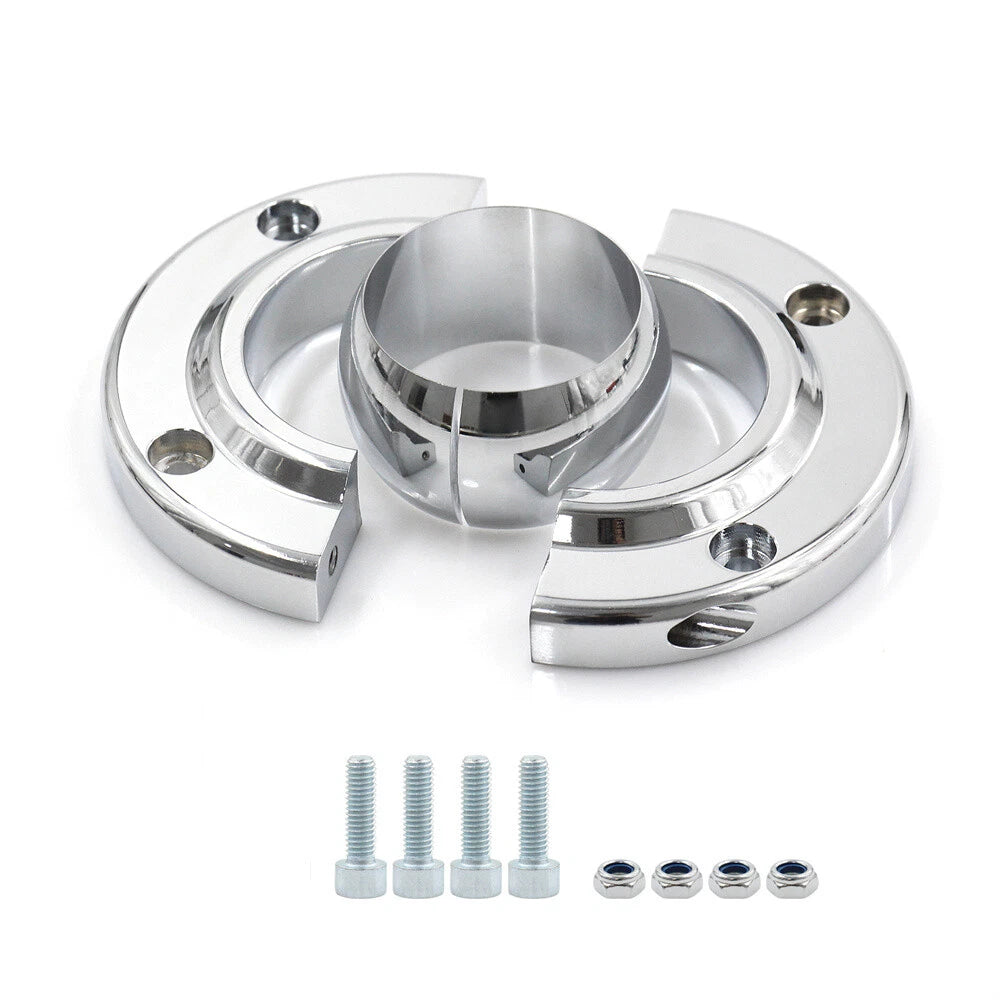 2" Aluminum Alloy Swivel Steering Column Floor Mount Chrome for SBC BBC