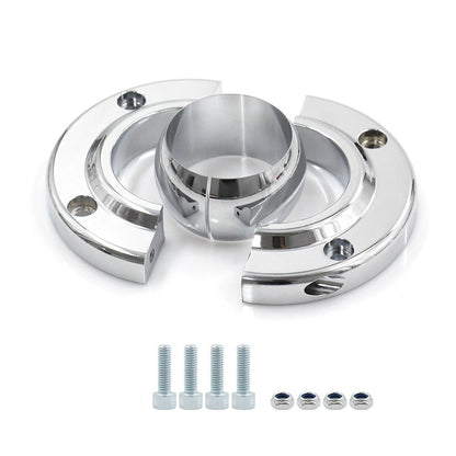 2" Aluminum Alloy Swivel Steering Column Floor Mount Chrome for SBC BBC
