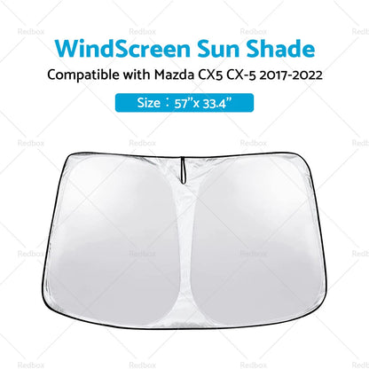 WindScreen Sun Shade for Mazda CX-5 (2017-2022) UV Block Foldable