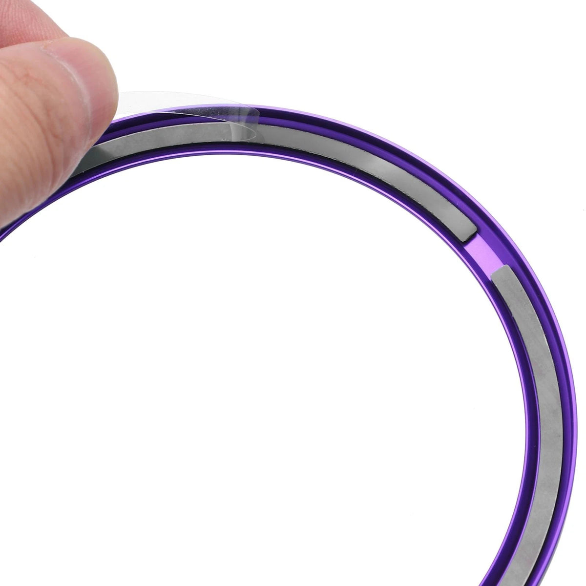 4 Pcs AC Outer Vent Rings Trim Covers for Chevrolet Camaro (2016-2020) Purple