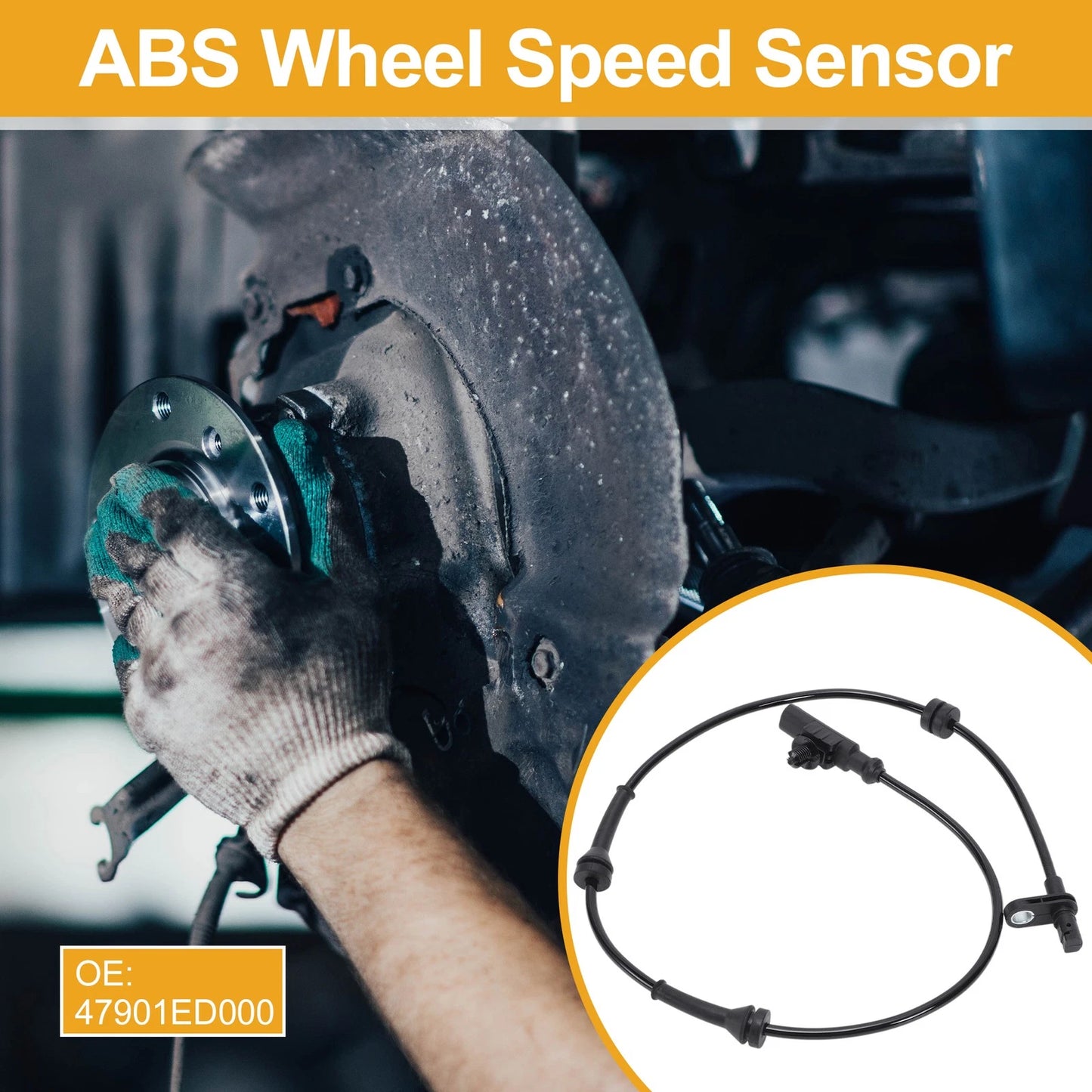 ABS Wheel Speed Sensor for Nissan Cube (2009-2014) Rear Left