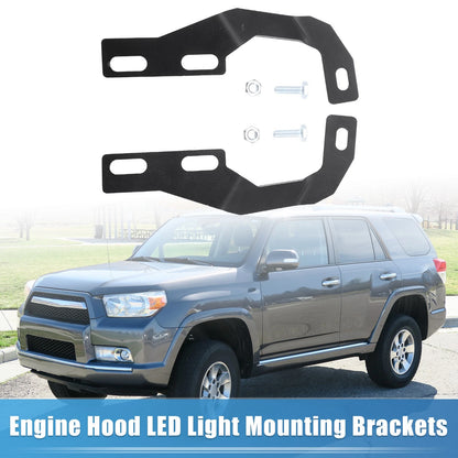 1 Set Hood LED Light Mount Bracket Kit for Toyota 4Runner (2010–2022)