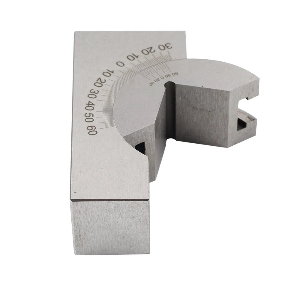 Adjustable Angle V Block Precision Gauge for Micro Milling Setup + Wrench