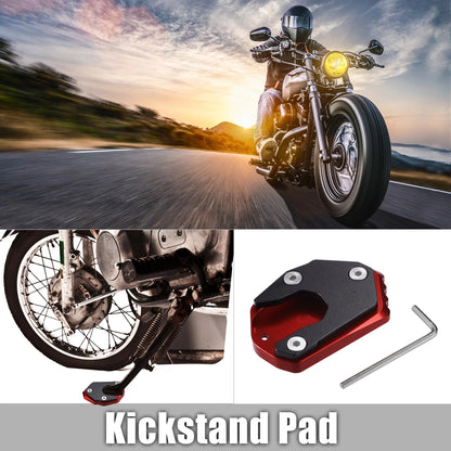 1 Set Kickstand Pad Replacement Red for KAWASAKI Z900RS (2018–2022)