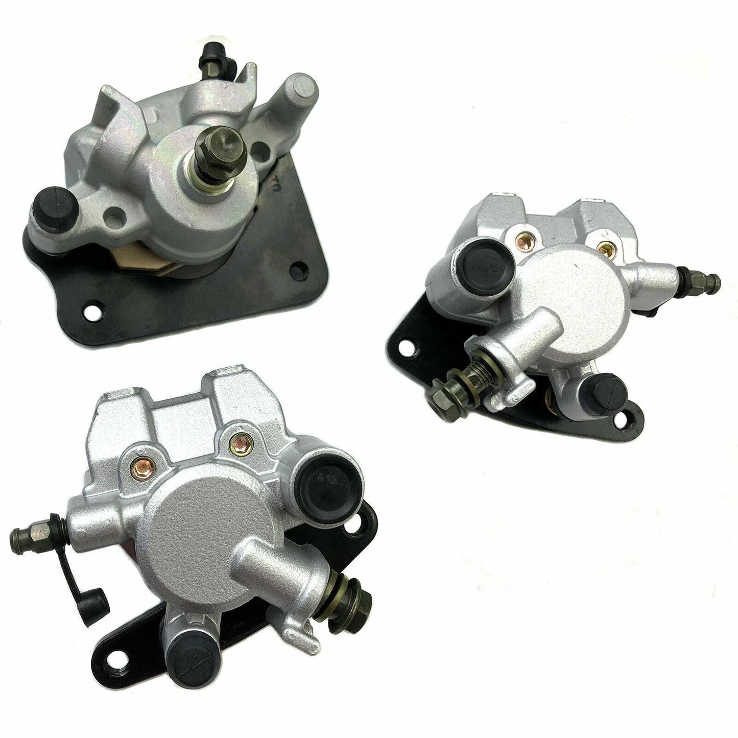 2 x Front & Rear Brake Calipers with Pads for Yamaha Kodiak 450 (2005–2006)