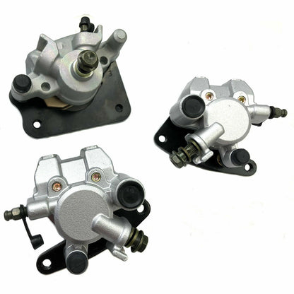 2 x Front & Rear Brake Calipers with Pads for Yamaha Kodiak 450 (2005–2006)