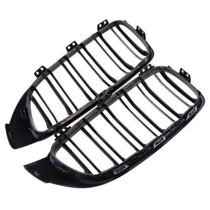 Gloss Black Dual Slat Kidney Grille for BMW 4 Series F32 F33 F36 F80 (2014-2020)