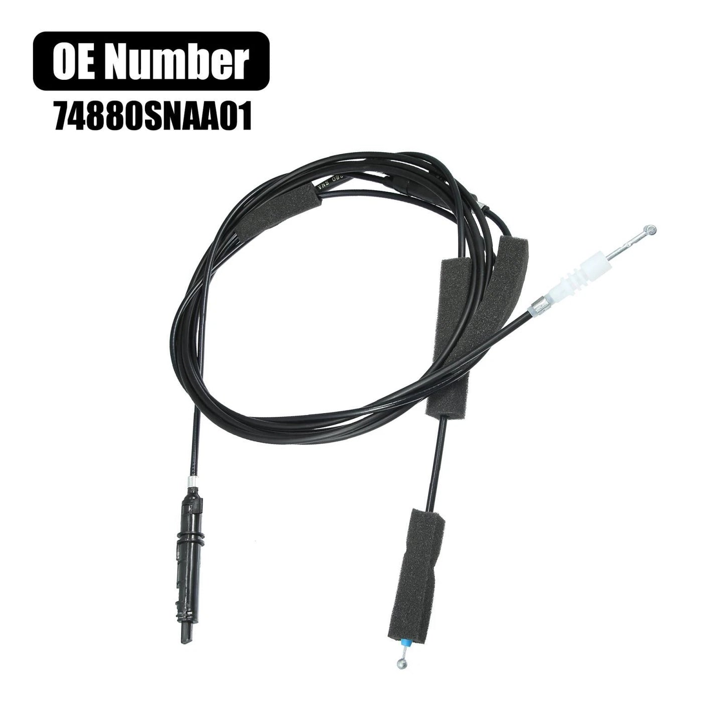 Trunk Lid Fuel Door Release Cable for Honda Civic (2006-2011) Black