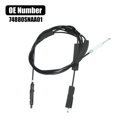 Trunk Lid Fuel Door Release Cable for Honda Civic (2006-2011) Black
