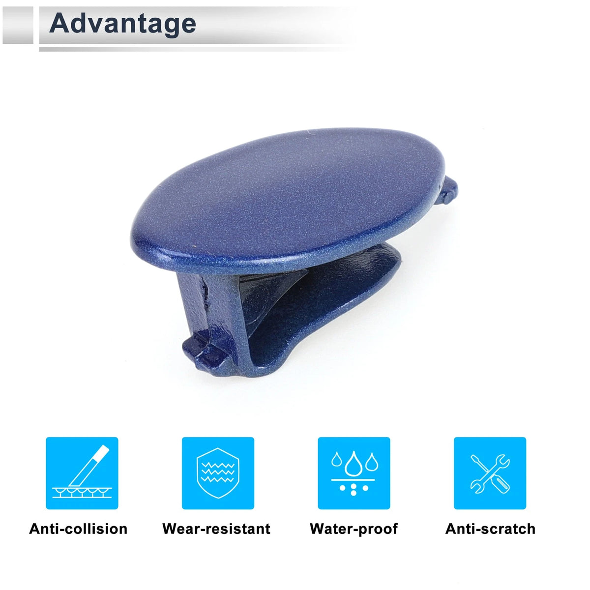 Front Left Door Knob Cover for BMW 5-Series G30 G38 (2018-2023) Blue