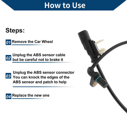 ABS Wheel Speed Sensor Front for Cadillac Escalade (2015-2017)