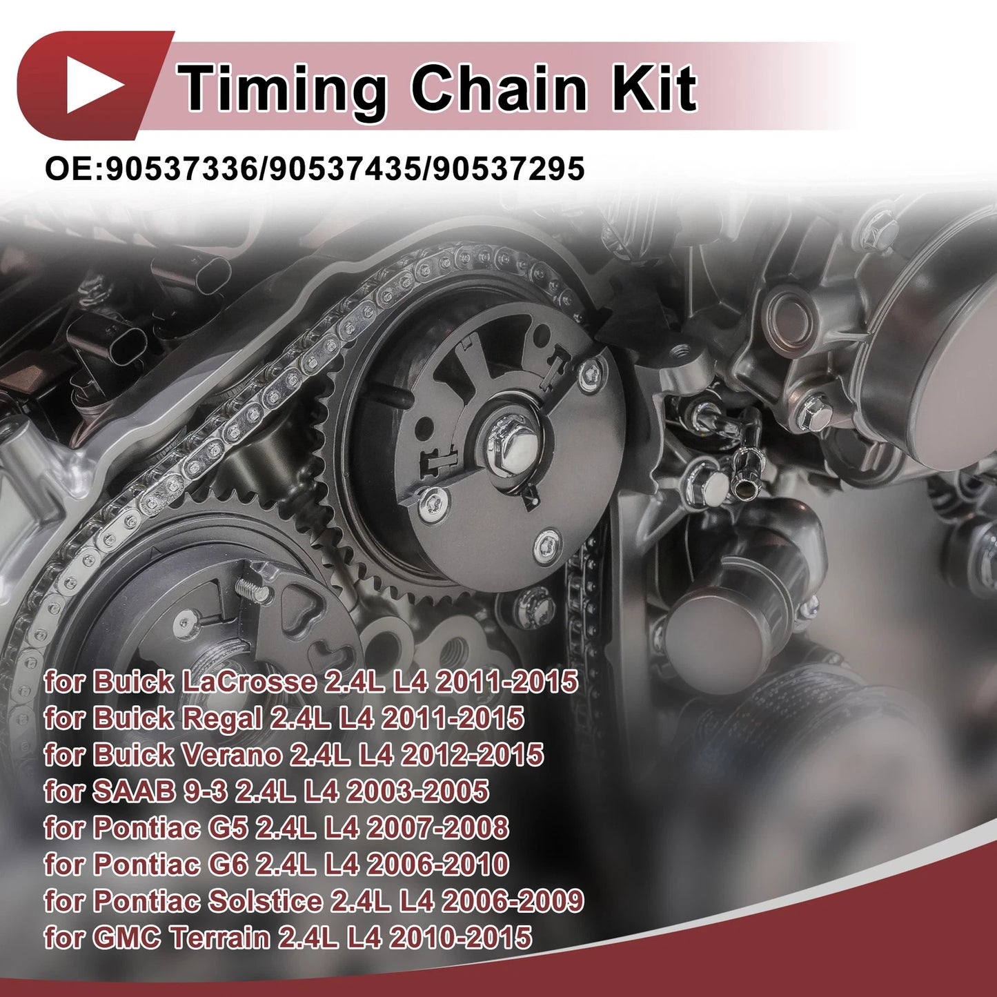 Timing Chain Kit for Buick LaCrosse, Verano, Regal & Chevrolet (2010-2017)