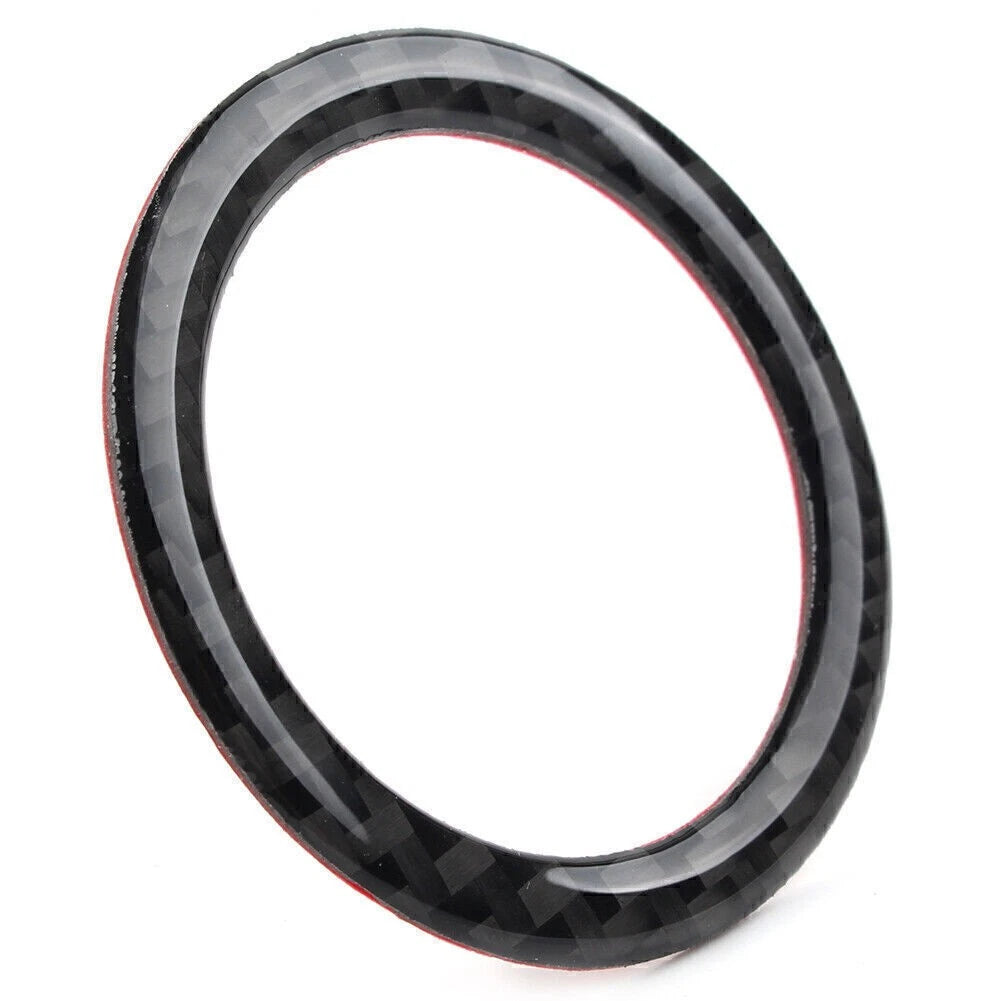 Carbon Fiber Start Button Ignition Switch Ring Trim for 2013-2018 Subaru Forester
