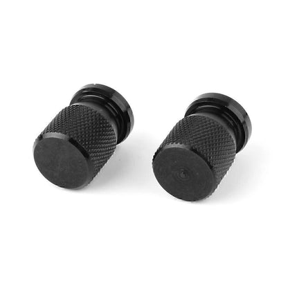 Black Tyre Air Valve Caps for Car Truck Motorcycle Bike (Universal)