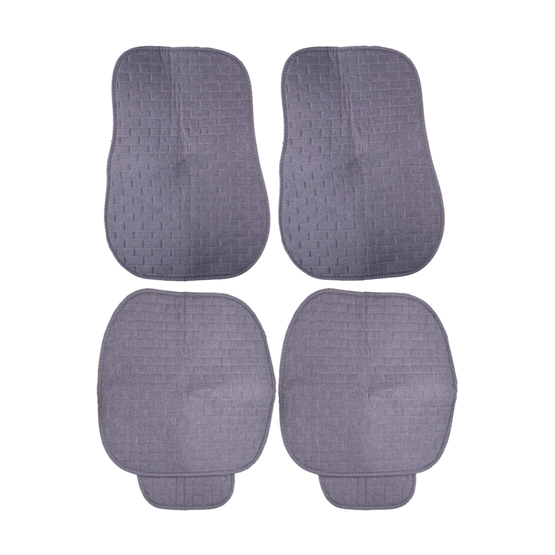 Fabric Car Front Seat Covers for Auto Truck Gray