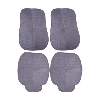 Fabric Car Front Seat Covers for Auto Truck Gray