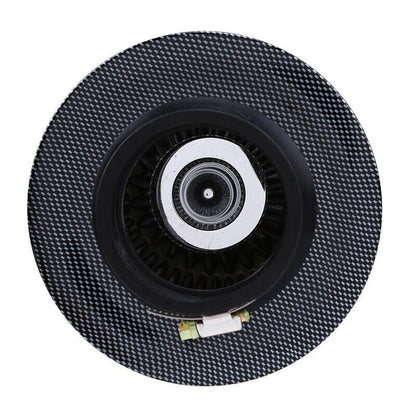 3" Carbon Fiber Black Inlet Short Ram Cold Air Intake for Universal Vehicles