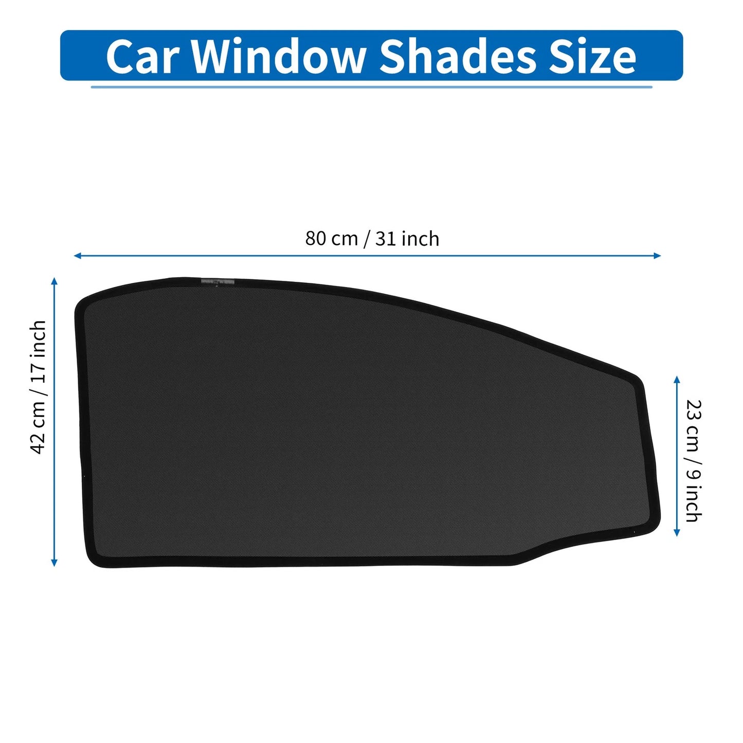 Window Cover for Toyota Alphard Vellfire 20 Series Black (2015-2020)