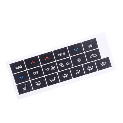 A/C Climate Control Button Decal for Buick Allure (2005-2009)